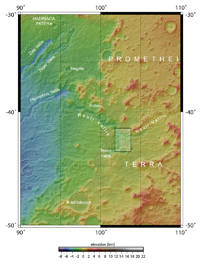  
 Kontextkarte (MOLA) / Context Map (MOLA)