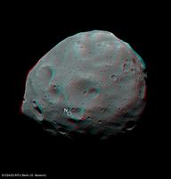 HRSC Stereo anaglyph: orbit 5870, stereo-2 and photometry-2 channels. Resolution: 15 m/pixel.