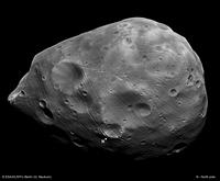 Nadiraufnahme des Phobos aus<br>dem HRSC Orbit 7926