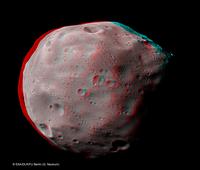 3D Ansicht (Rot-Cyan Anaglyphe)<br>aus dem HRSC Orbit 7926